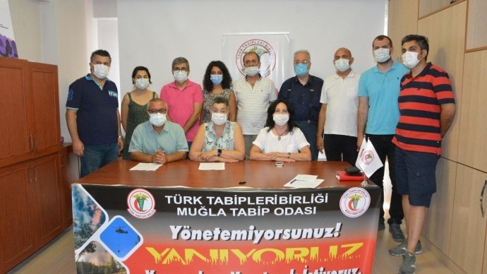 TTB: İktidar salgını da yangını da yönetemedi